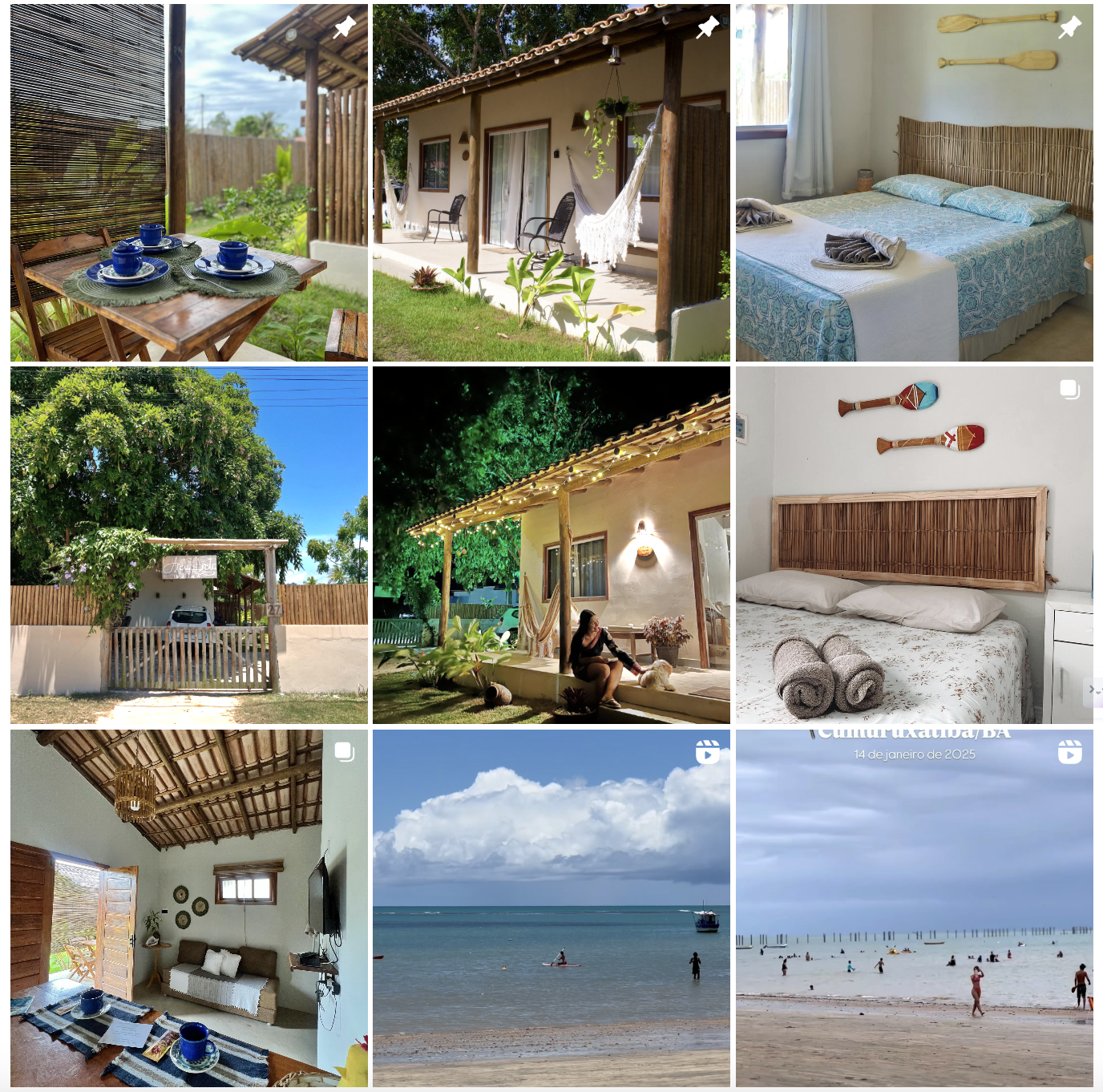 Instagram Villa Areia Preta